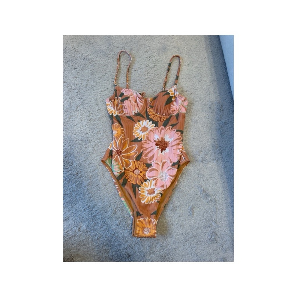 Roxy Floral One-Piece Swimsuit